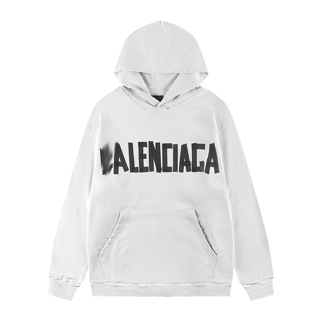 Balenciaga Print LOGO Hoodie