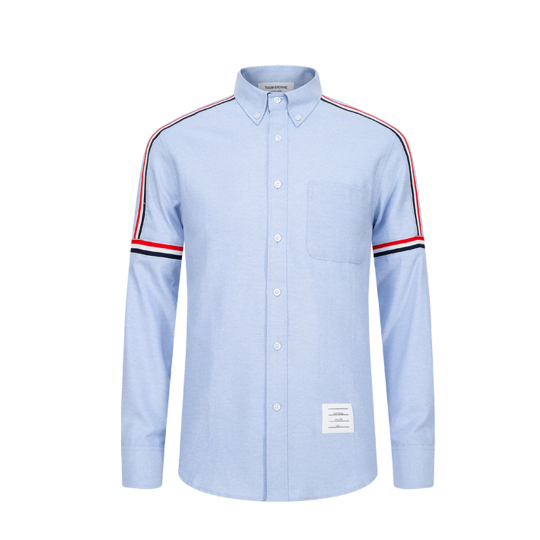 Thom Browne 2025 Spring Summer Men's Solid Cotton Shirt