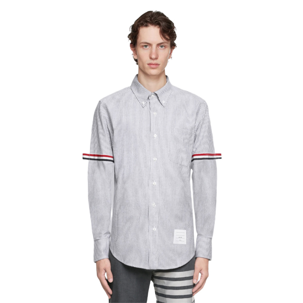 Thom Browne Spring Summer Men's Striped Cotton Shirt