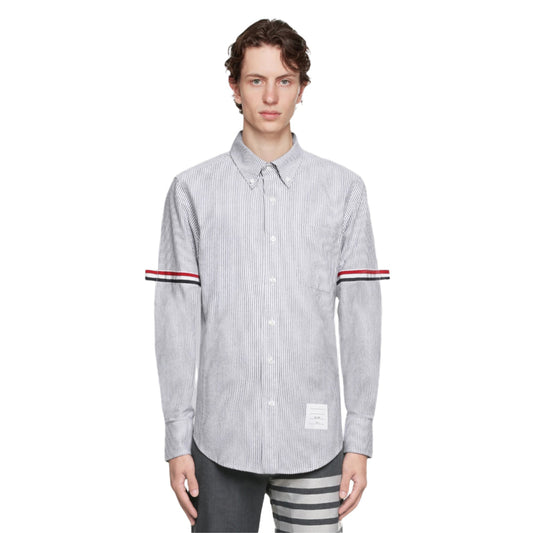 Thom Browne Spring Summer Men's Striped Cotton Shirt
