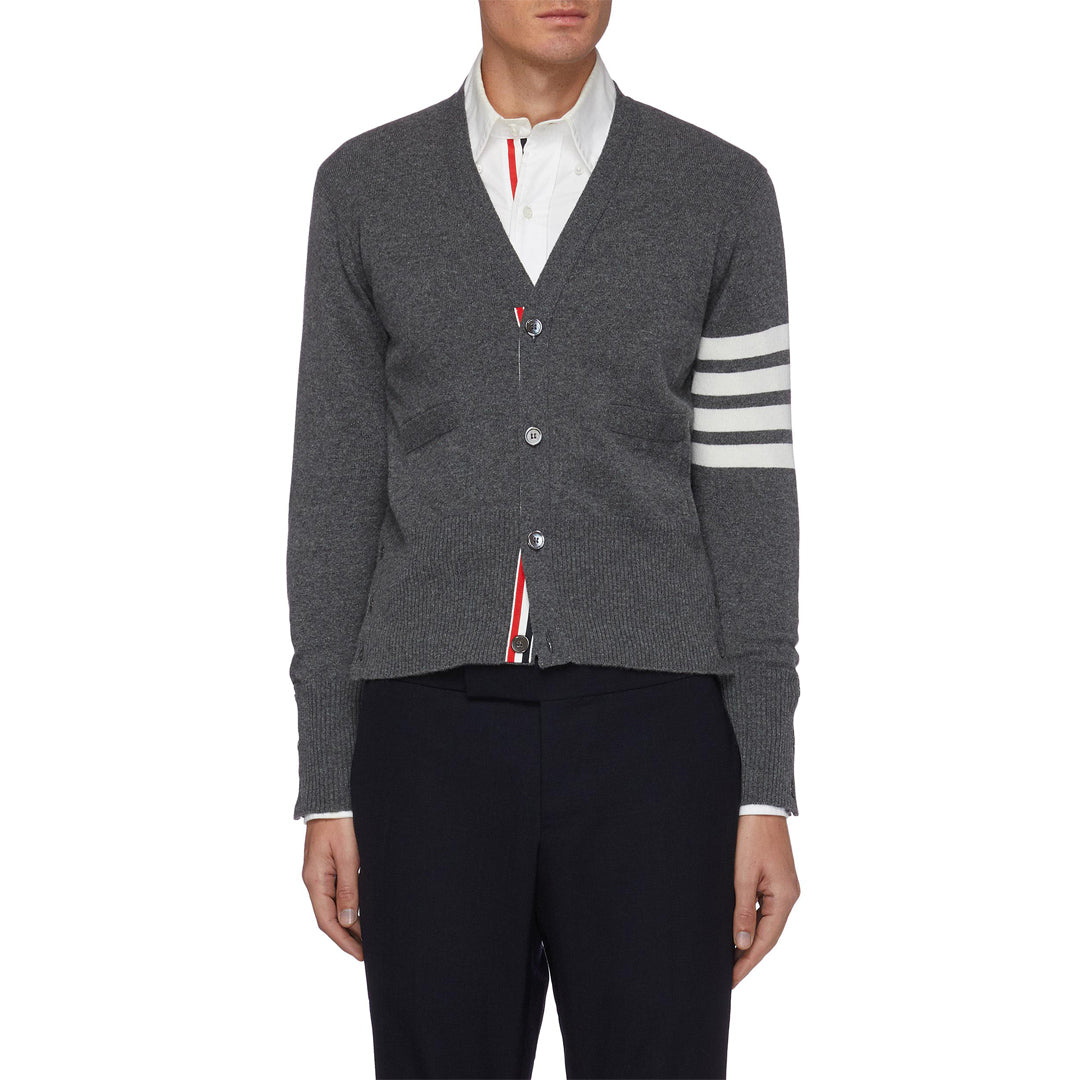 Thom Browne Chunky Knit Sweater Jacket