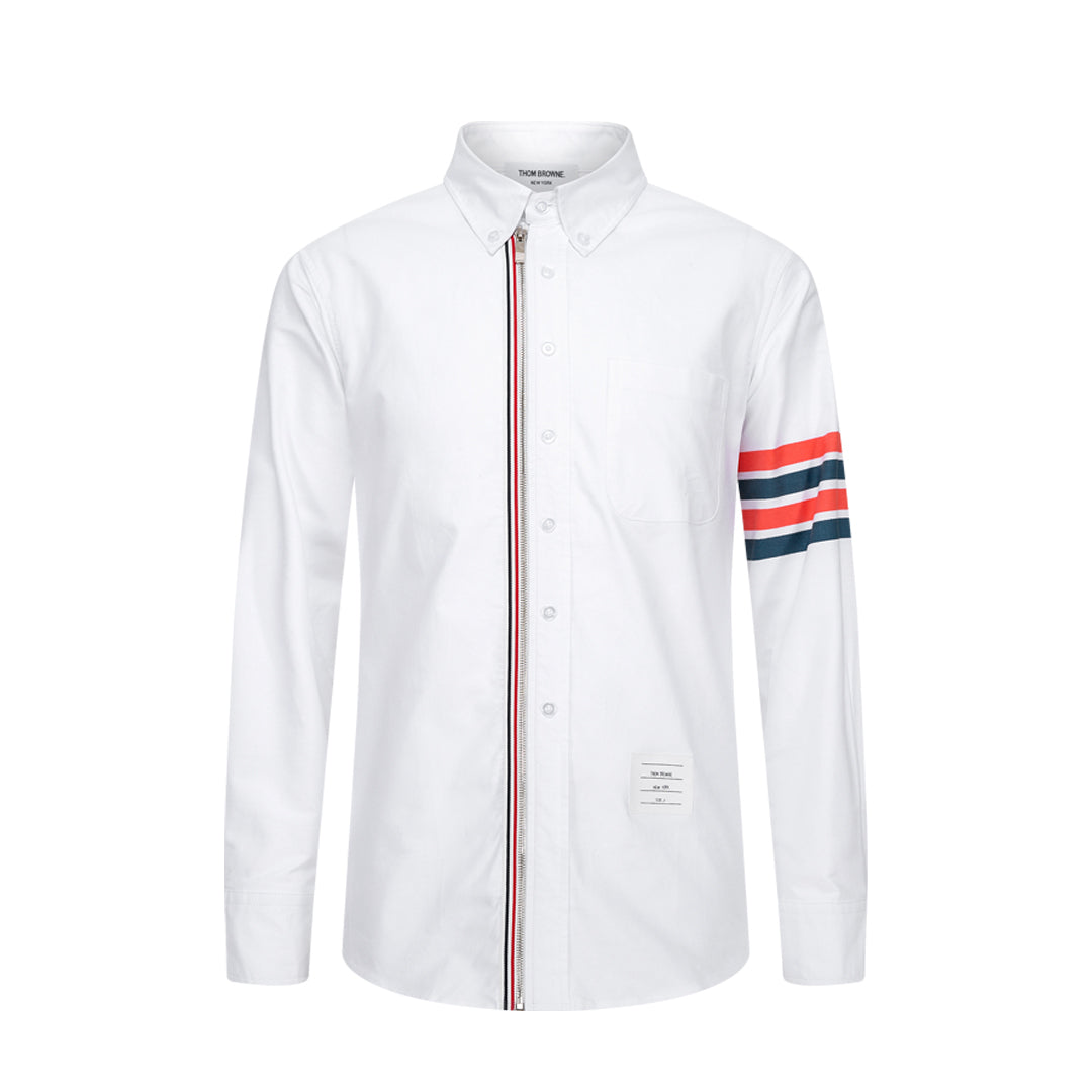 Thom Browne Spring Summer Men's Solid Cotton Shirt