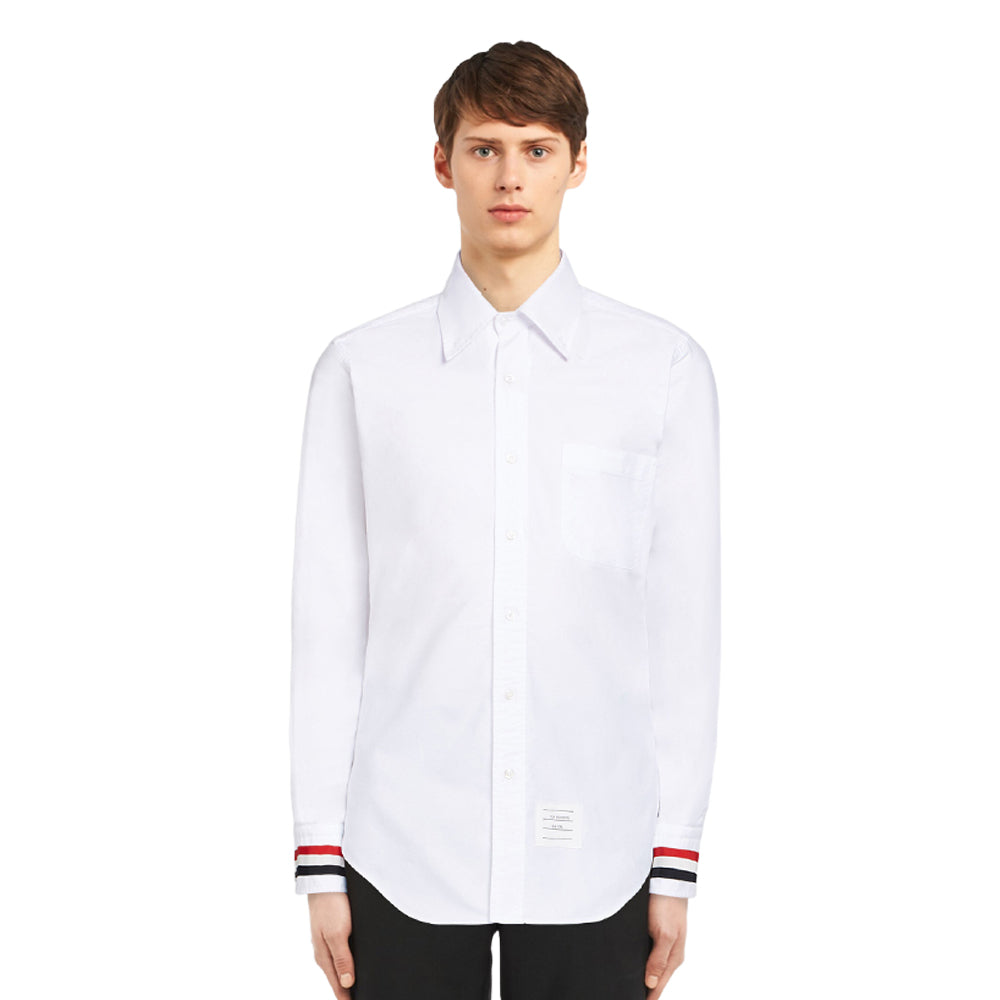 Thom Browne 2025 Spring Summer Men's Solid Cotton Shirt