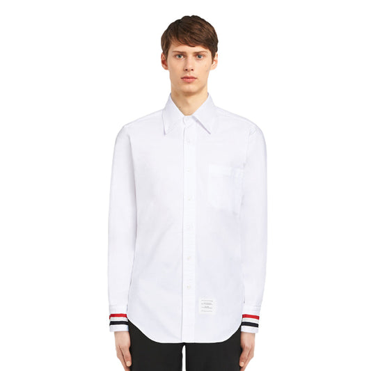 Thom Browne 2025 Spring Summer Men's Solid Cotton Shirt