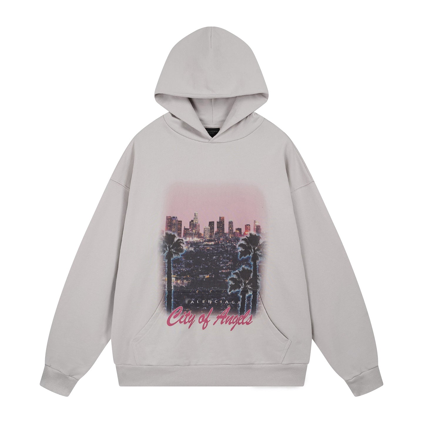 Balenciaga Print Loose Fit Hoodie