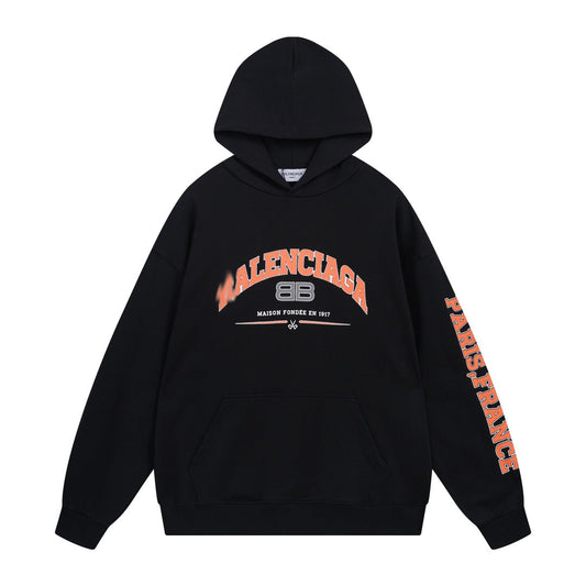 Balenciaga Print Couples Hoodie