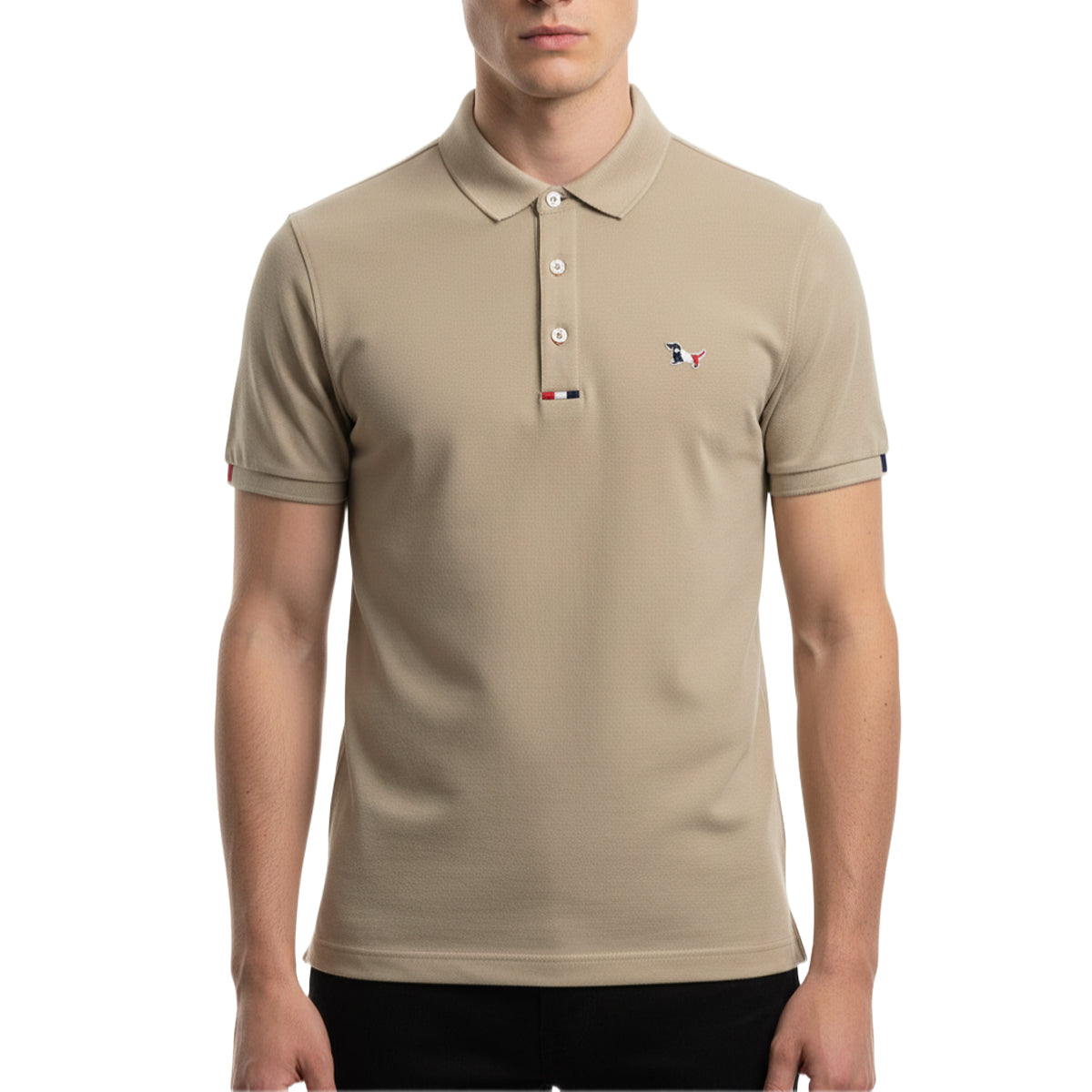 Thom Browne Unisex Cotton Polo T-Shirt