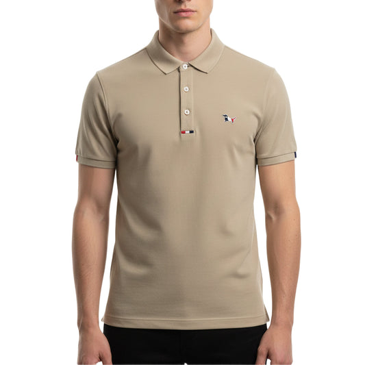 Thom Browne Unisex Cotton Polo T-Shirt