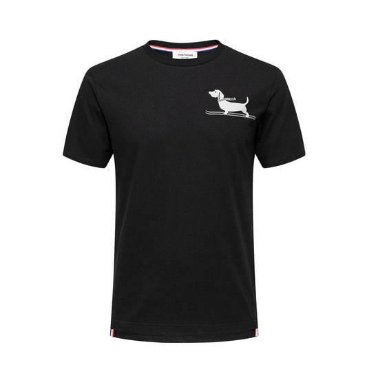 Thom Browne Ski Dog Cotton T-Shirt