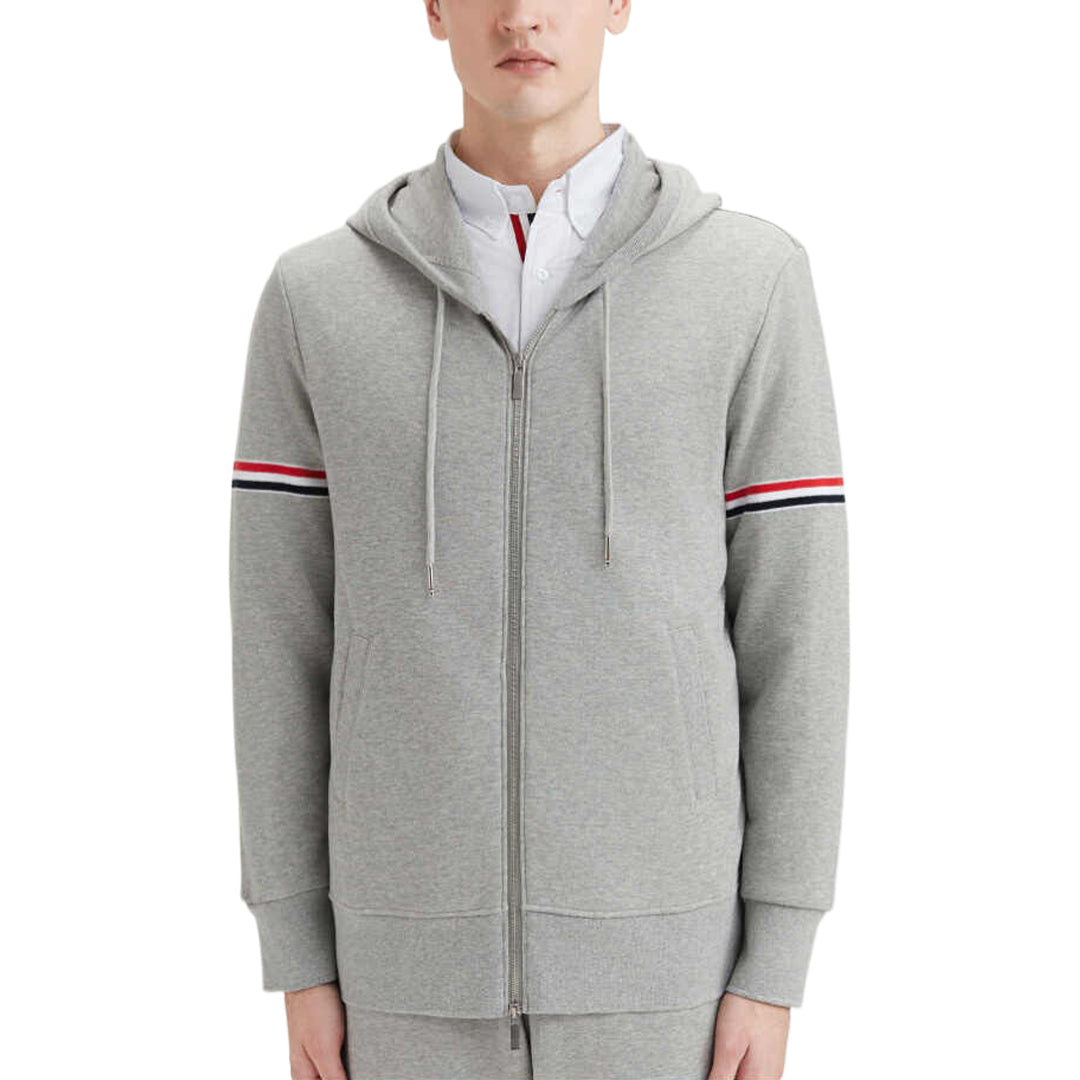 Thom Browne Sports Zipper Hoodie