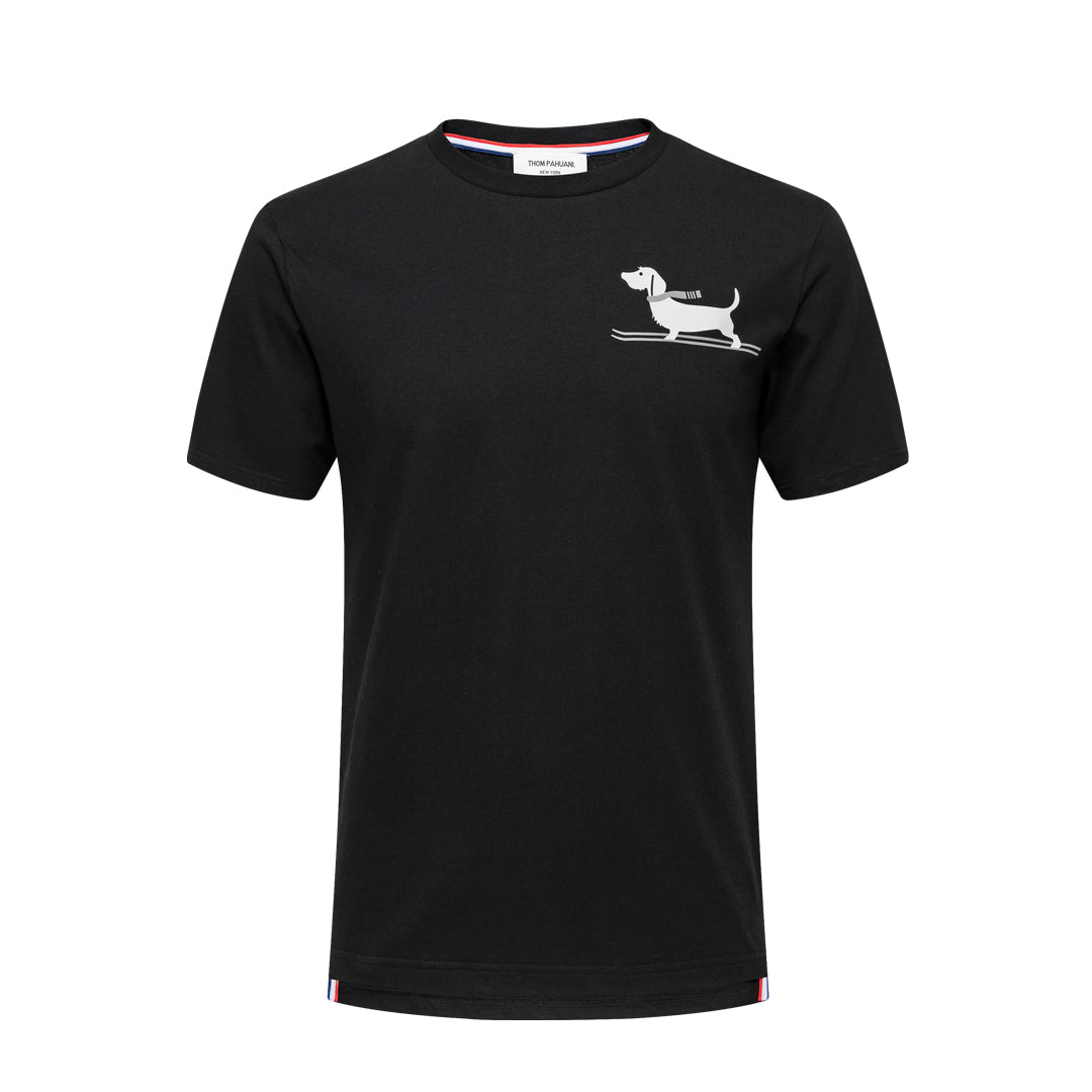 Thom Browne Ski Dog Cotton T-Shirt
