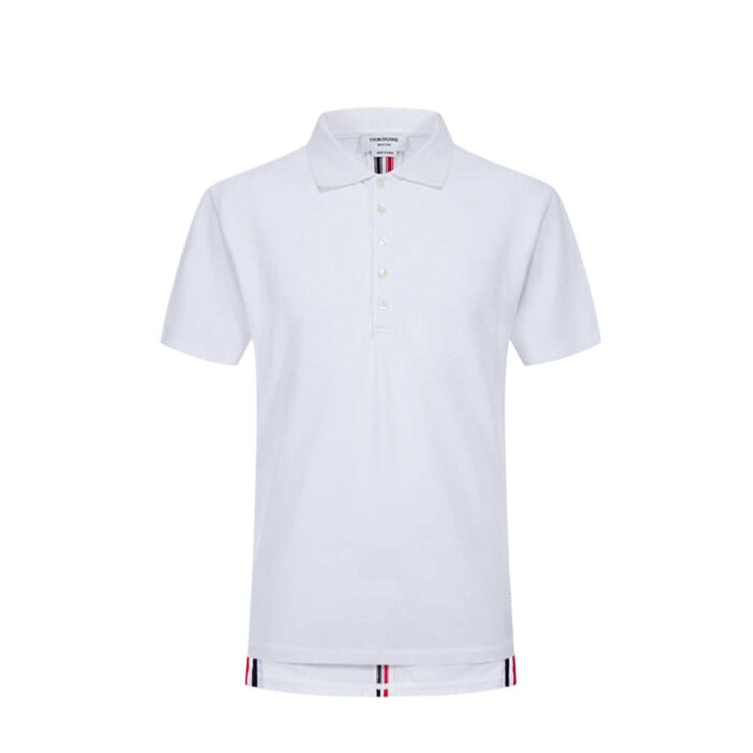 Thom Browne 2026SS 4-Bar Striped Polo Shirt