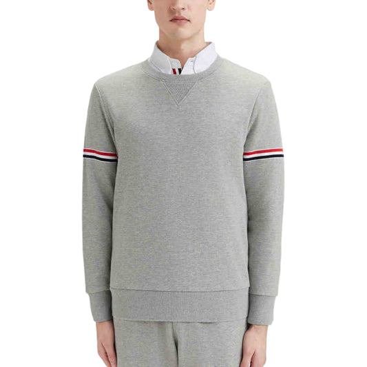 Thom Browne Round Neck Sports Sweatshirt