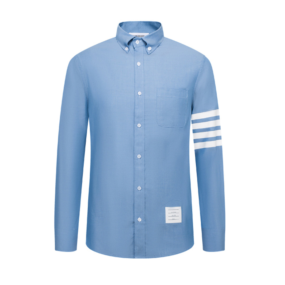 Thom Browne Spring Summer Men's Solid Cotton Shirt