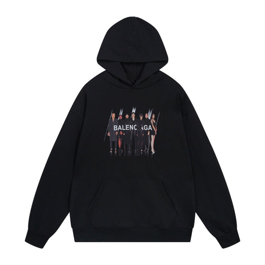 Balenciaga Couples Print Hoodie