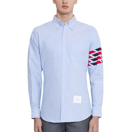 Thom Browne Men's Casual Oxford Cotton Shirt