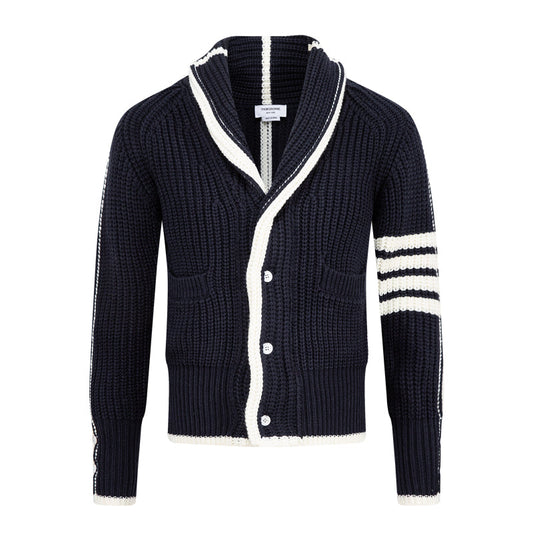 Thom Browne 2026SS Couple Thick Cardigan - Premium Cotton Knitwear