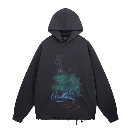 Balenciaga Men's Distressed Hoodie