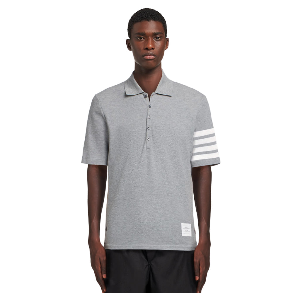 4-Bar Signature Cotton Polo Shirt