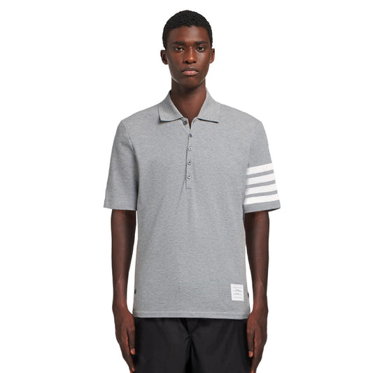 4-Bar Signature Cotton Polo Shirt