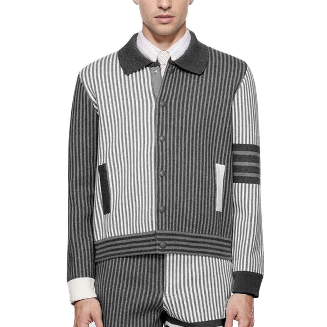 Thom Browne 2026SS Plaid Knit Coat