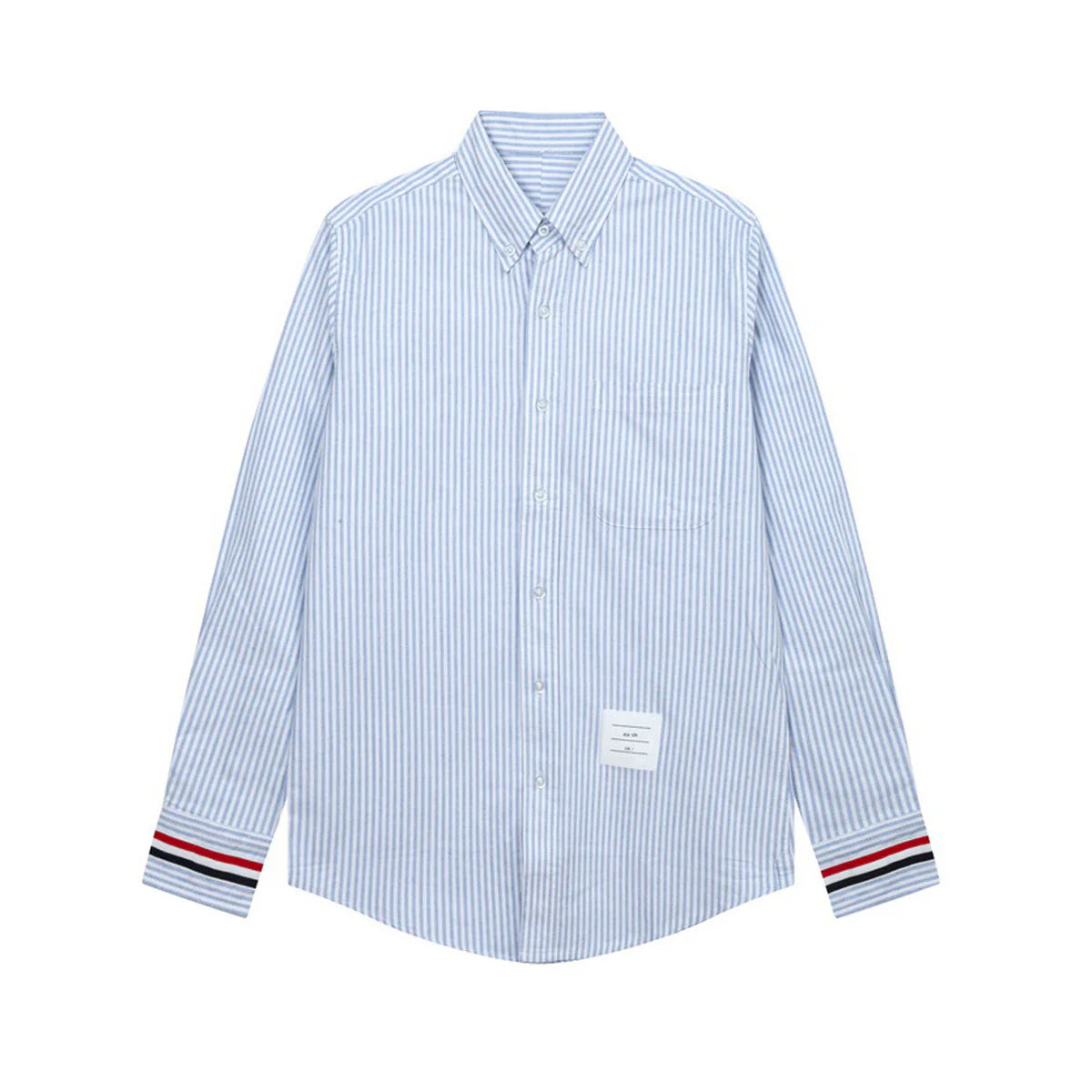 Thom Browne  Spring Summer Men's Striped Long Sleeve Shirt