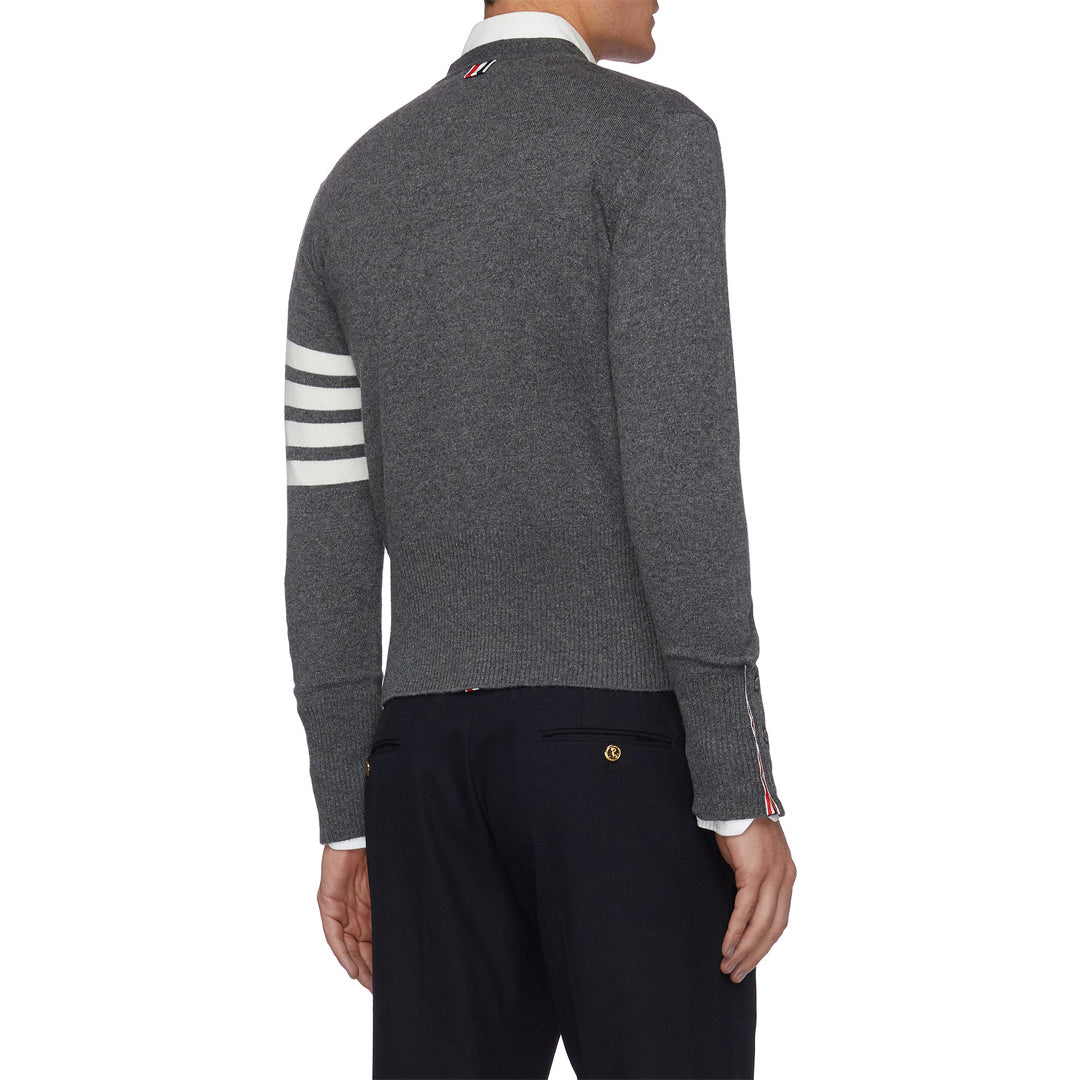 Thom Browne Chunky Knit Sweater Jacket