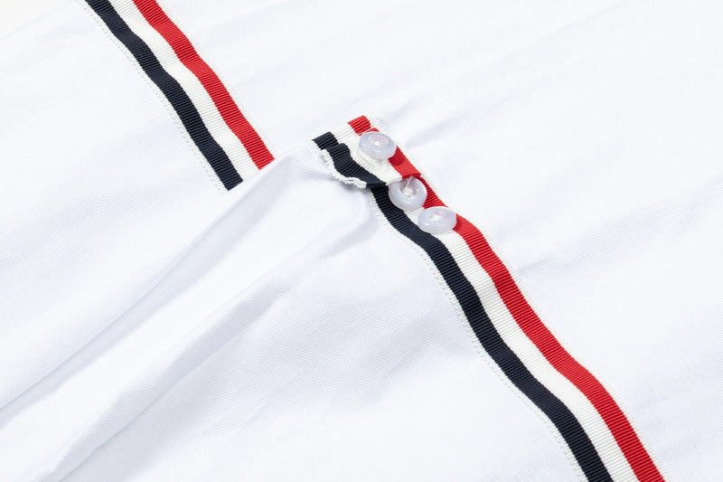 Thom Browne Puppy Print Back Slit Long Sleeve Shirt