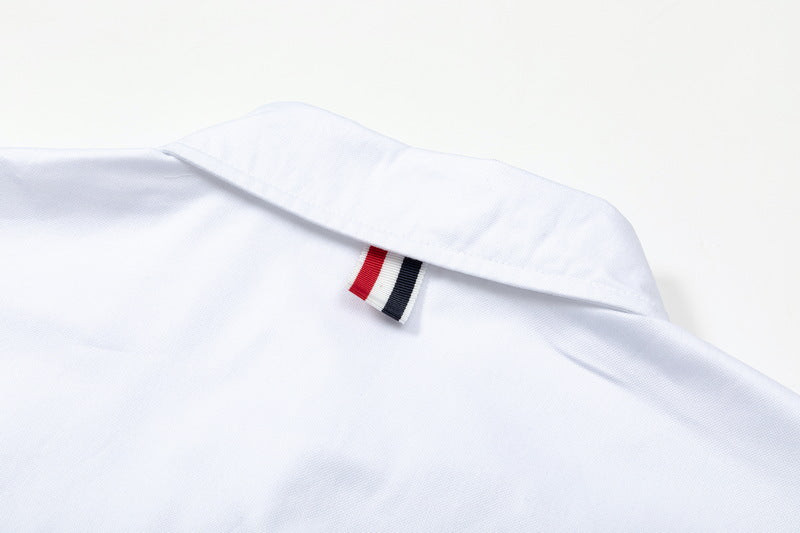 Thom Browne Puppy Print Back Slit Long Sleeve Shirt