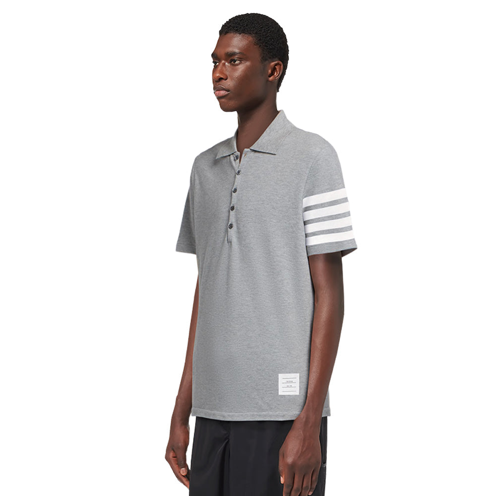 4-Bar Signature Cotton Polo Shirt
