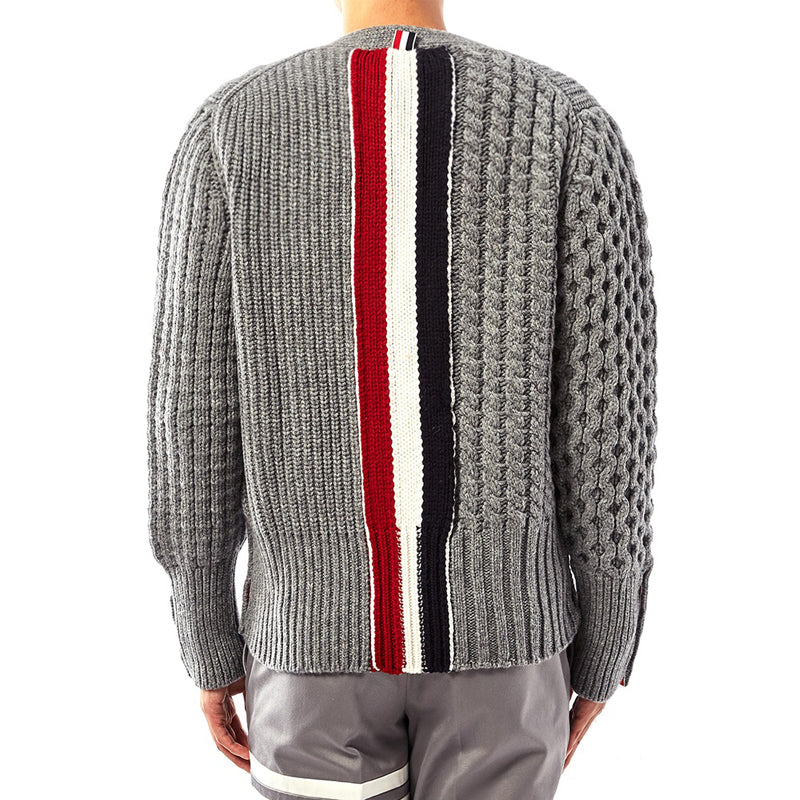 Thom Browne 2026SS Men's Wool Sweater - Classic Cotton Cardigan
