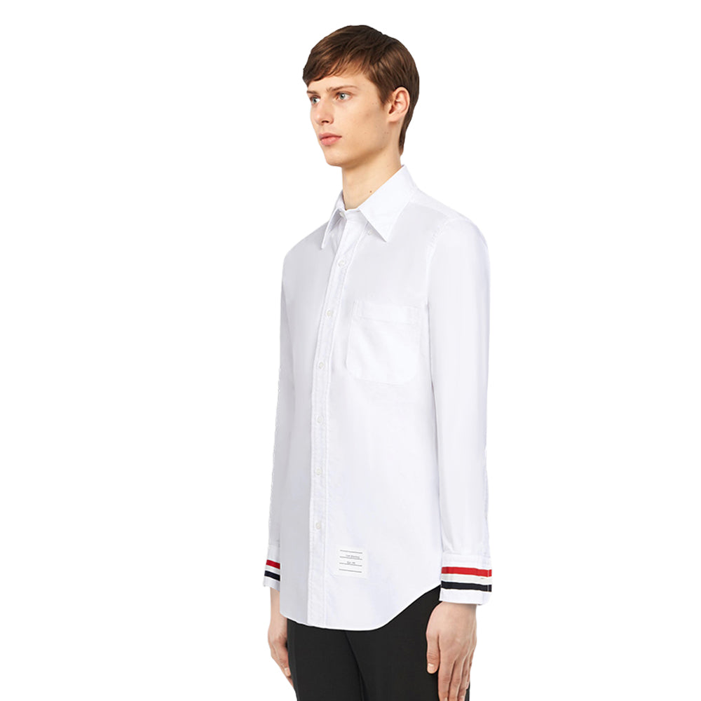 Thom Browne 2025 Spring Summer Men's Solid Cotton Shirt