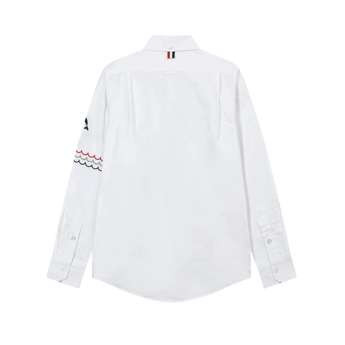 Thom Browne Spring Summer Men's Embroidered Cotton Shirt