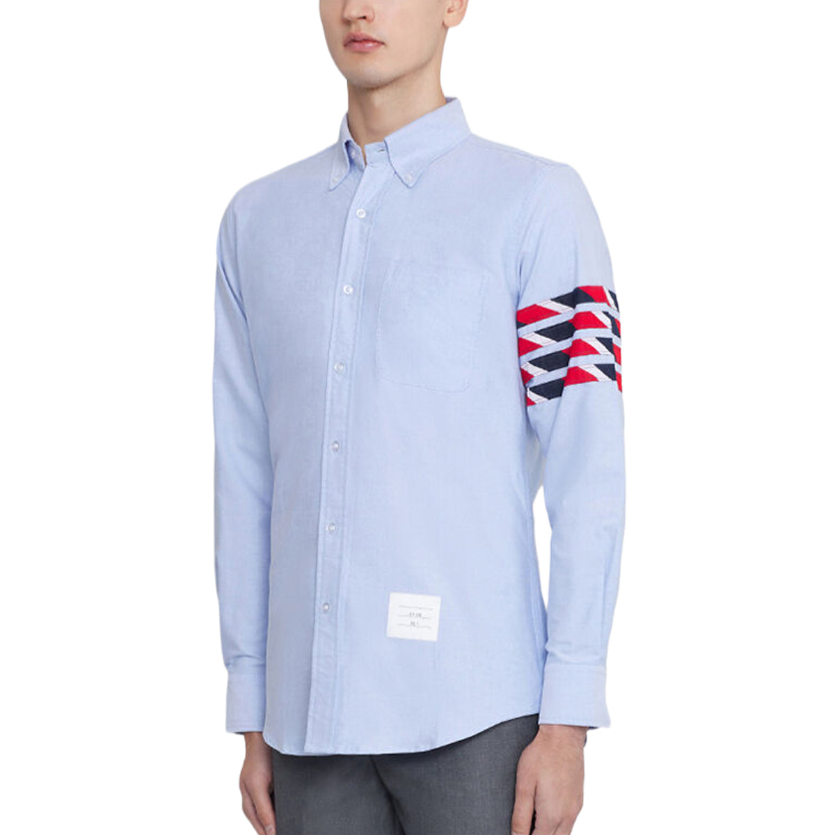 Thom Browne Men's Casual Oxford Cotton Shirt