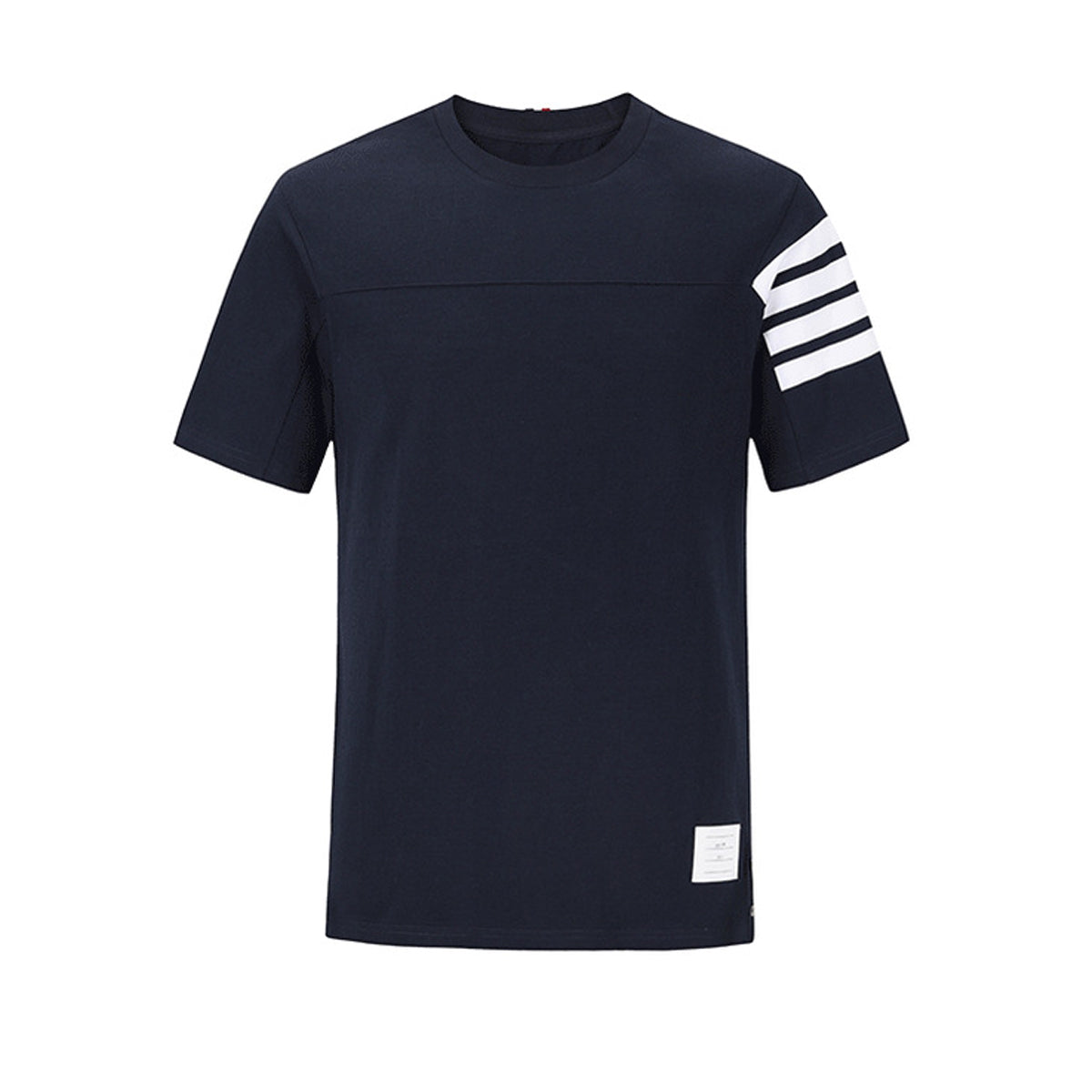 2026 SS Men's Four-Bar Stripe Cotton T-Shirt