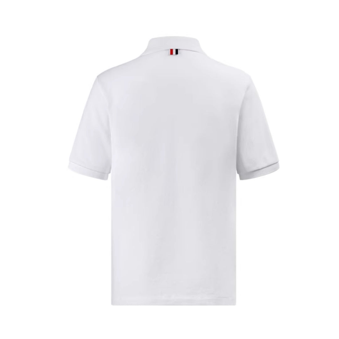 Thom Browne Embroidered Cotton T-Shirt