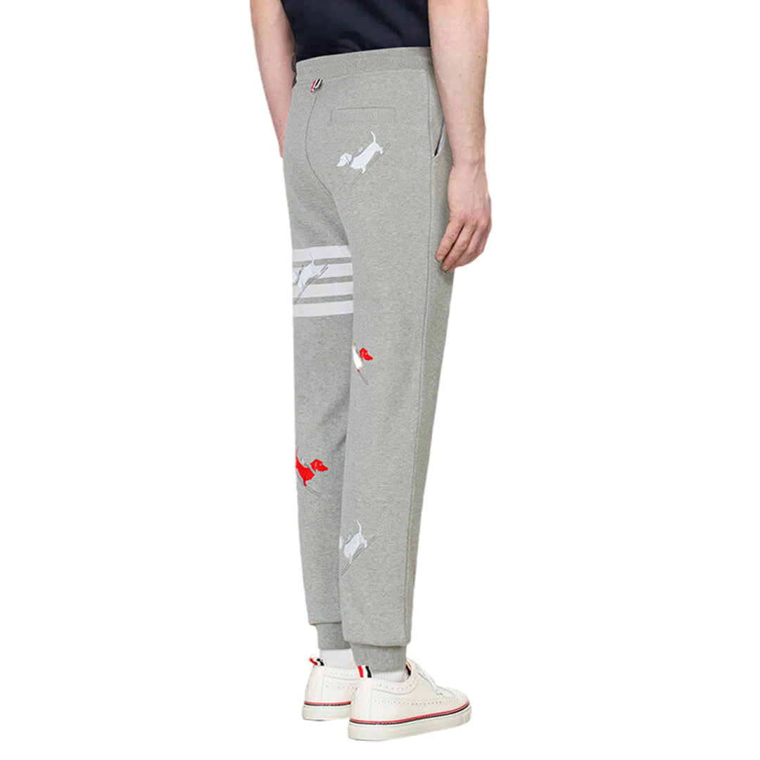 Thom Browne  Dog Print Cotton Sweatpants