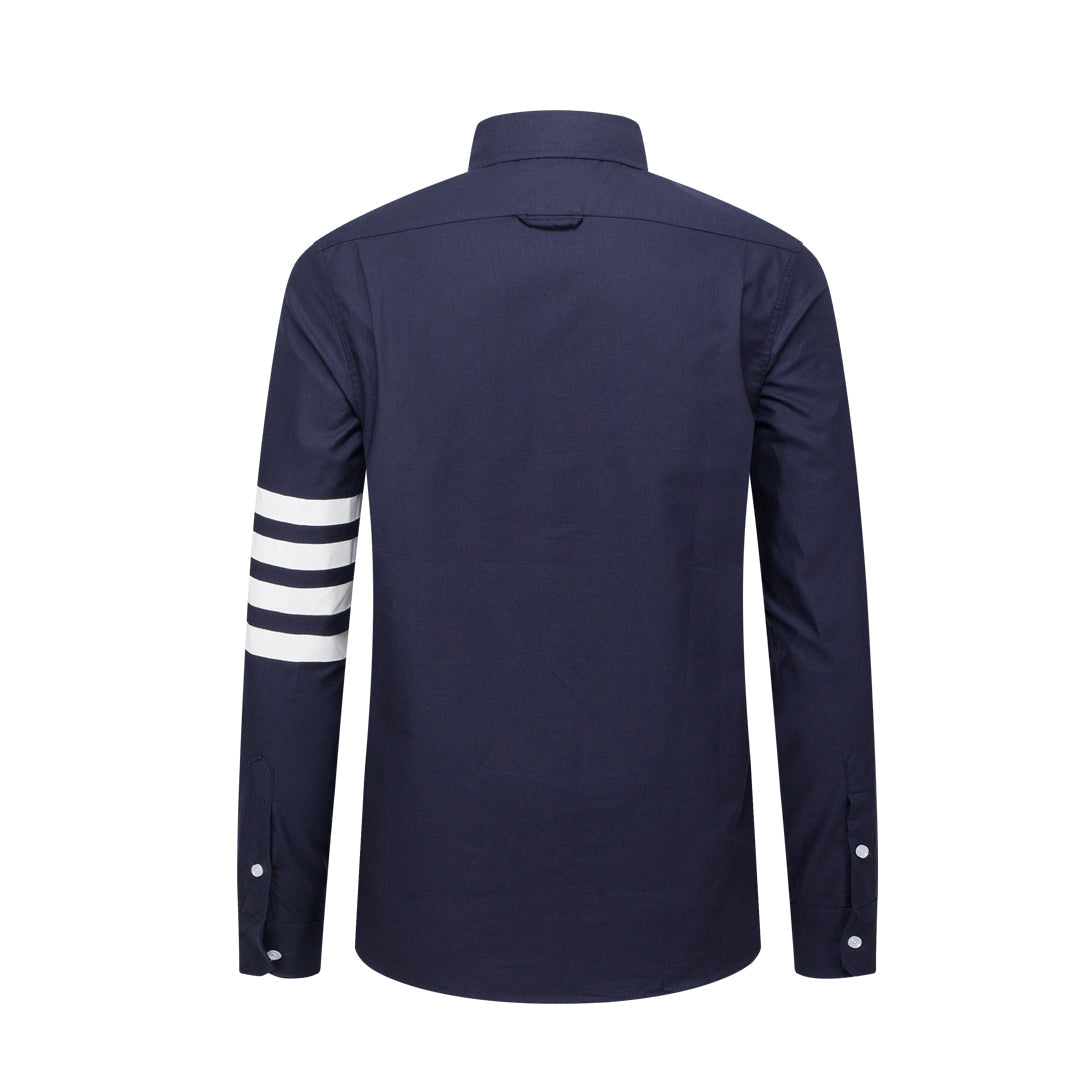 Thom Browne Spring Summer Men's Solid Cotton Shirt