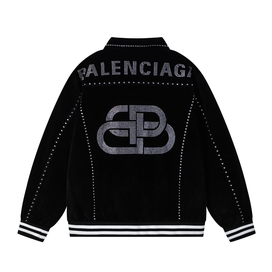 Balenciaga  Men's Baseball Jacket