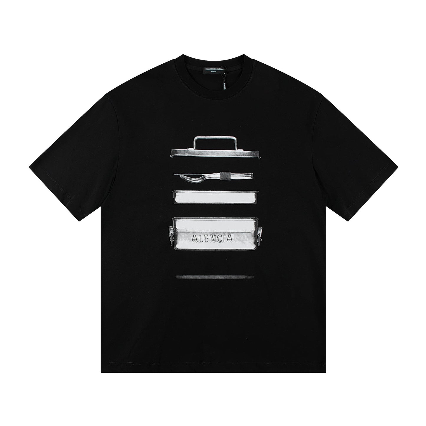 Balenciaga Printed Couples' Style T-shirt