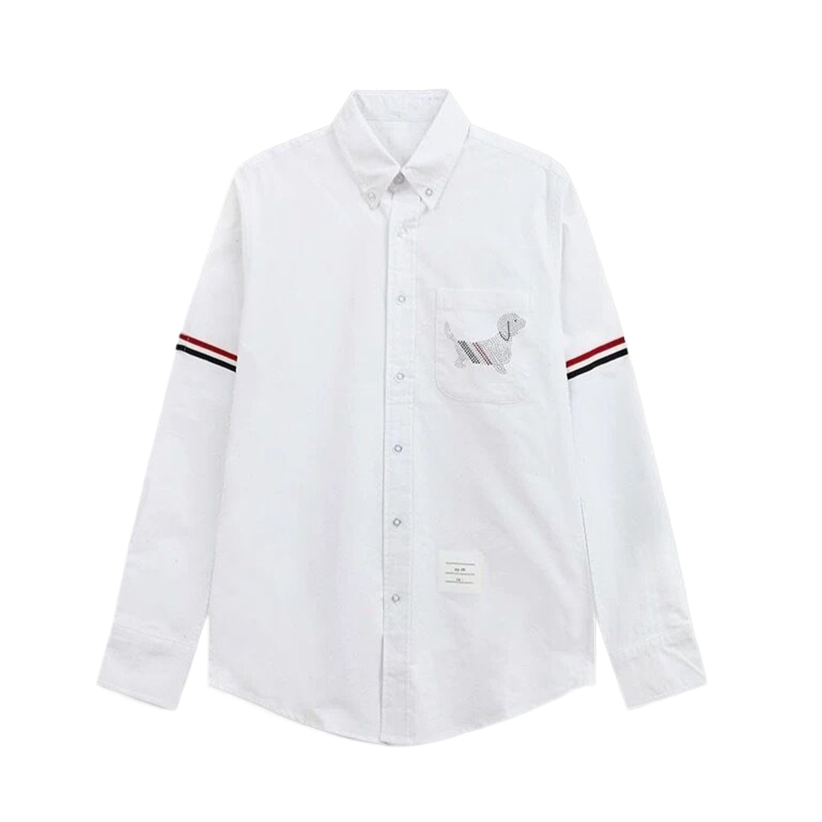 Thom Browne 2026 Puppy Embroidery Long Sleeve Shirt