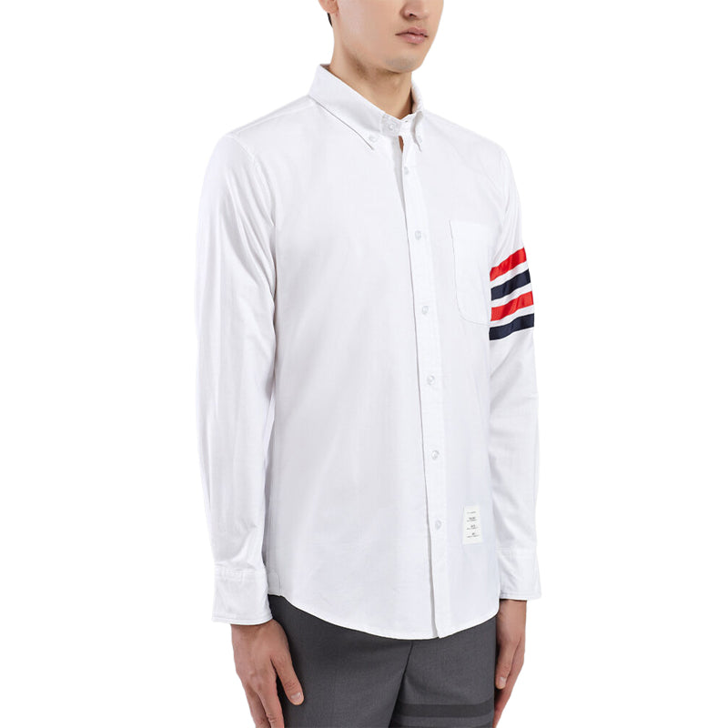 Thom Browne  Spring Summer Men's Casual Rainbow Shirt