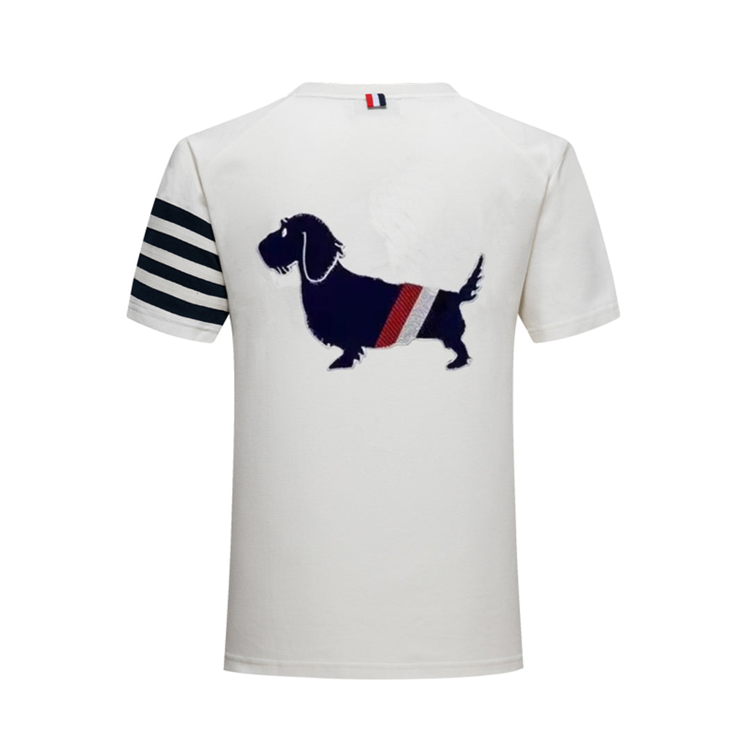 Thom Browne Men's Puppy Graphic T-Shirt