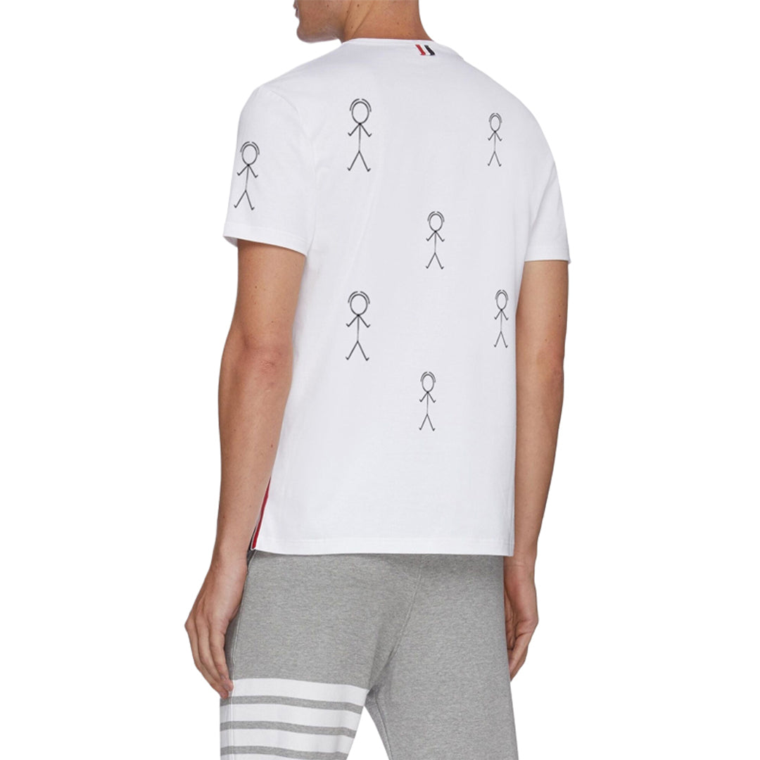 Thom Browne Puppy Print Cotton T-Shirt