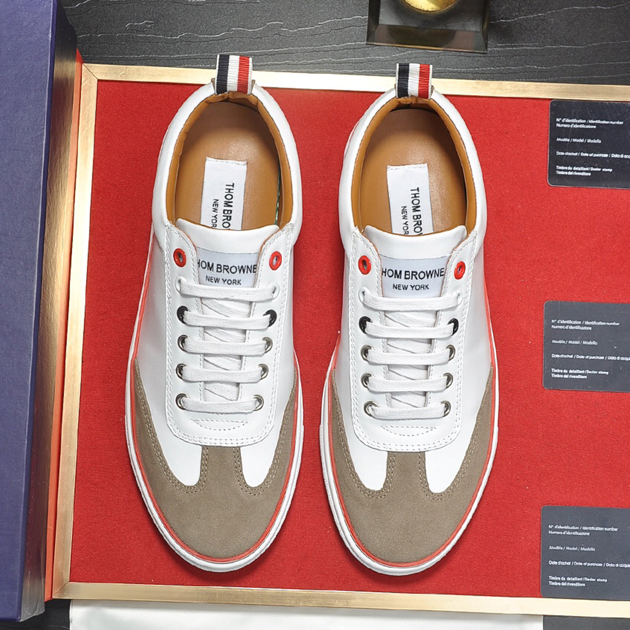 Thom Browne 2025 Leather sneakers