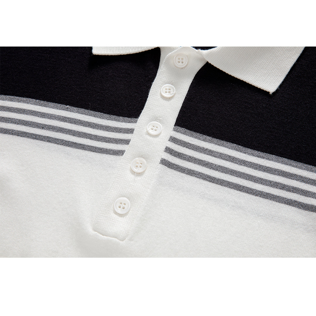 Thom Browne Men's Wool Polo Shirt