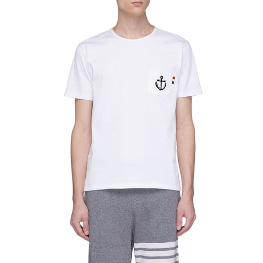 Thom Browne Men's Anchor Graphic T-Shirt
