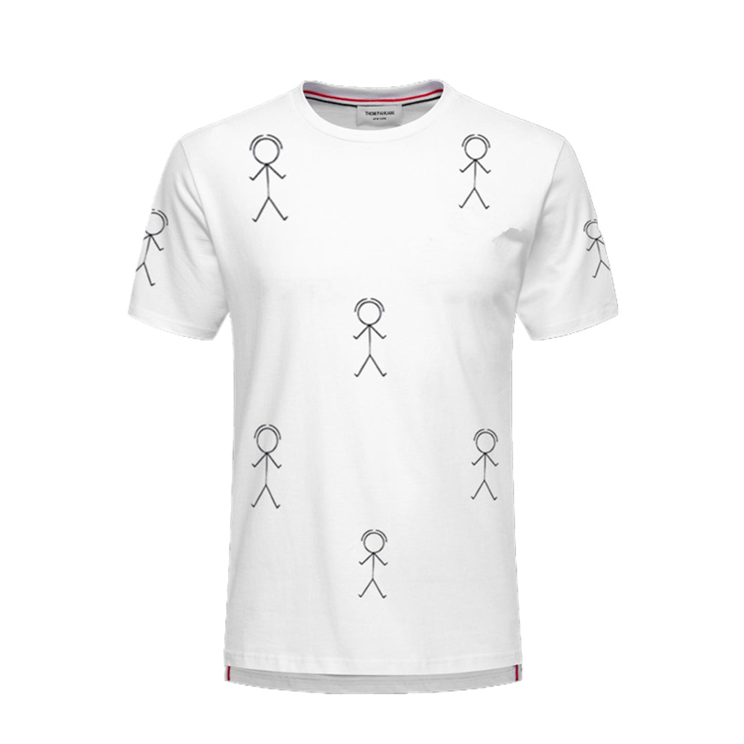 Thom Browne Puppy Print Cotton T-Shirt