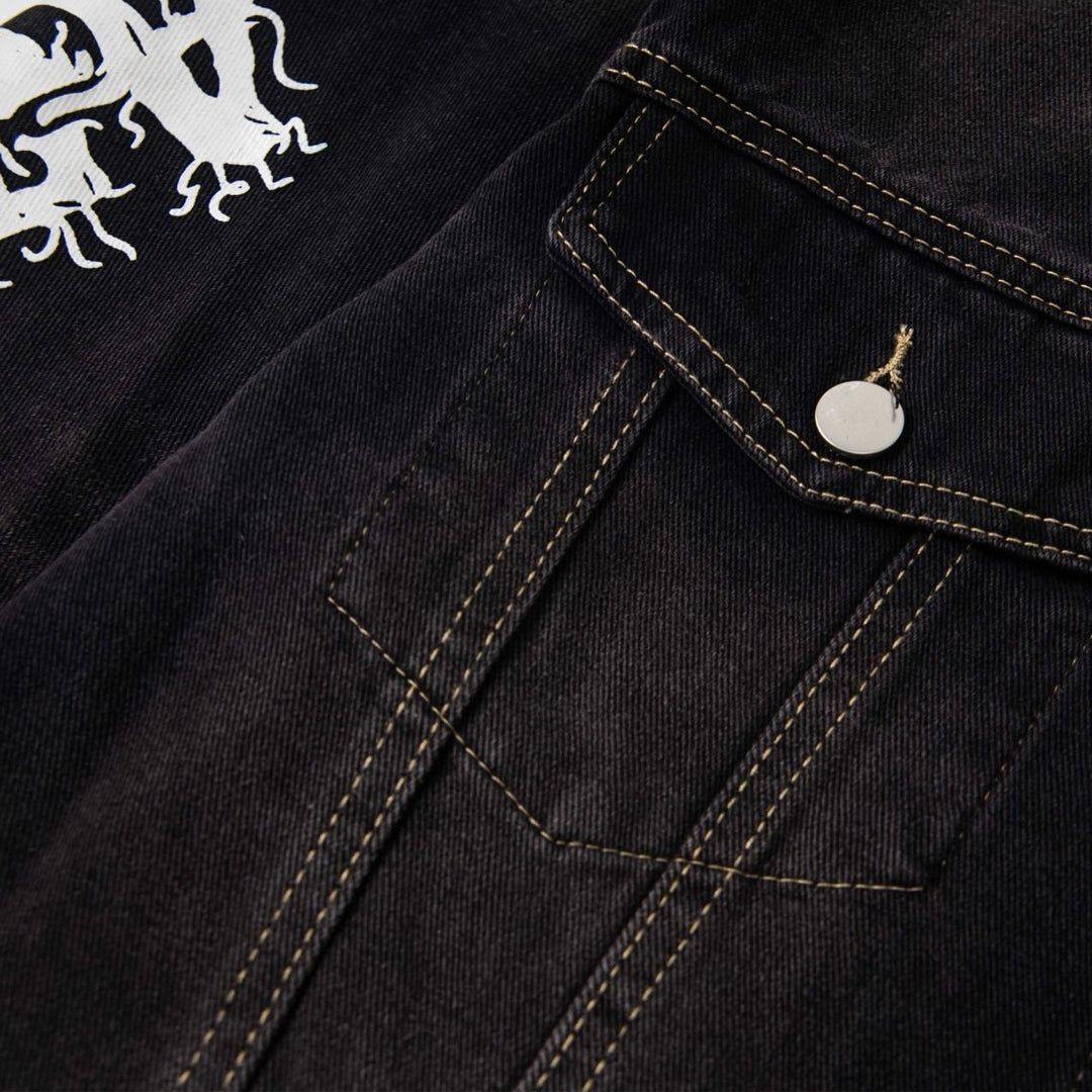 Balenciaga logo Black Jacket