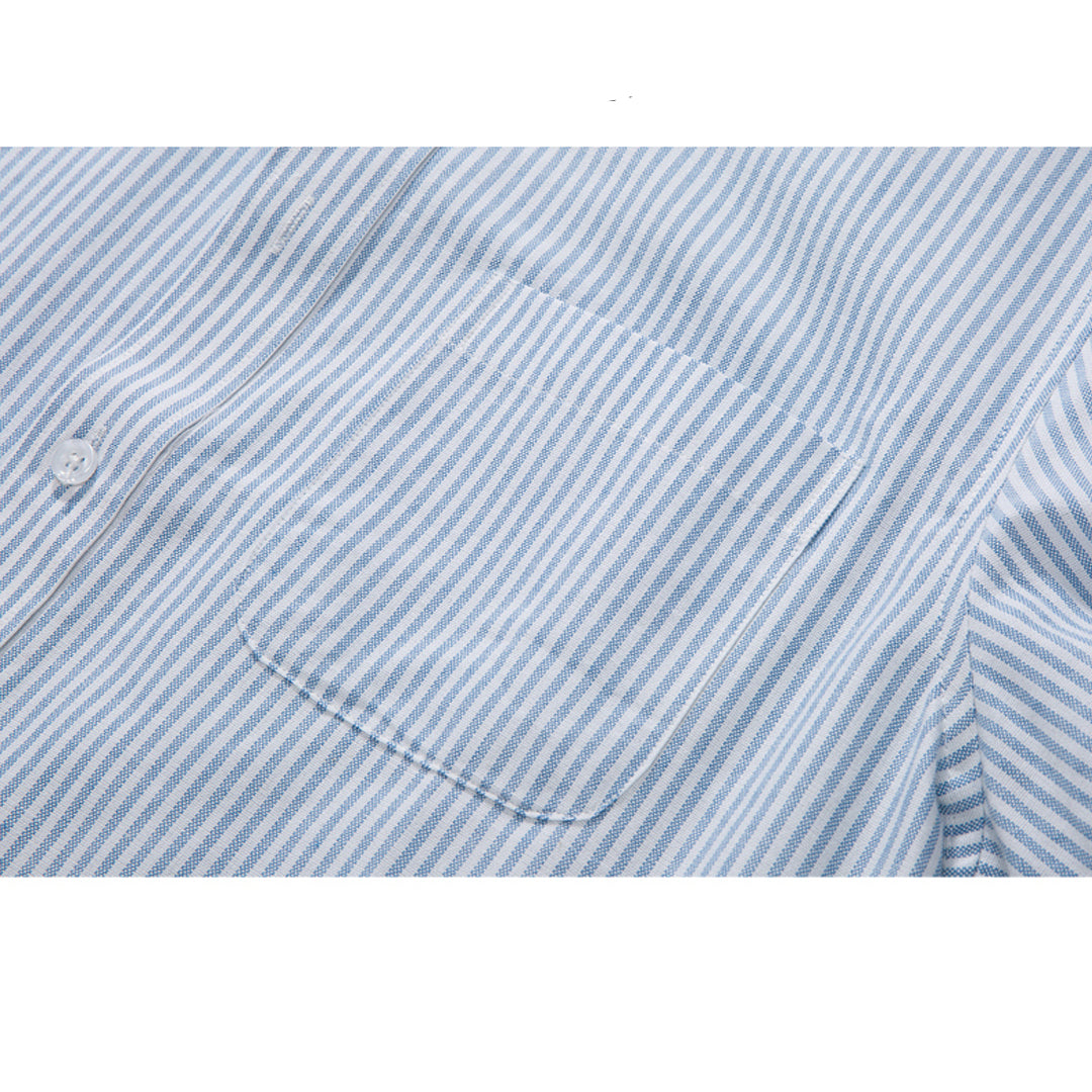 Thom Browne Spring Summer Men's Striped Cotton Shirt